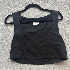 Classic Black Sleeveless Top